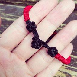 网红小皮筋编手链情侣
