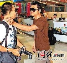 香港明星打记者